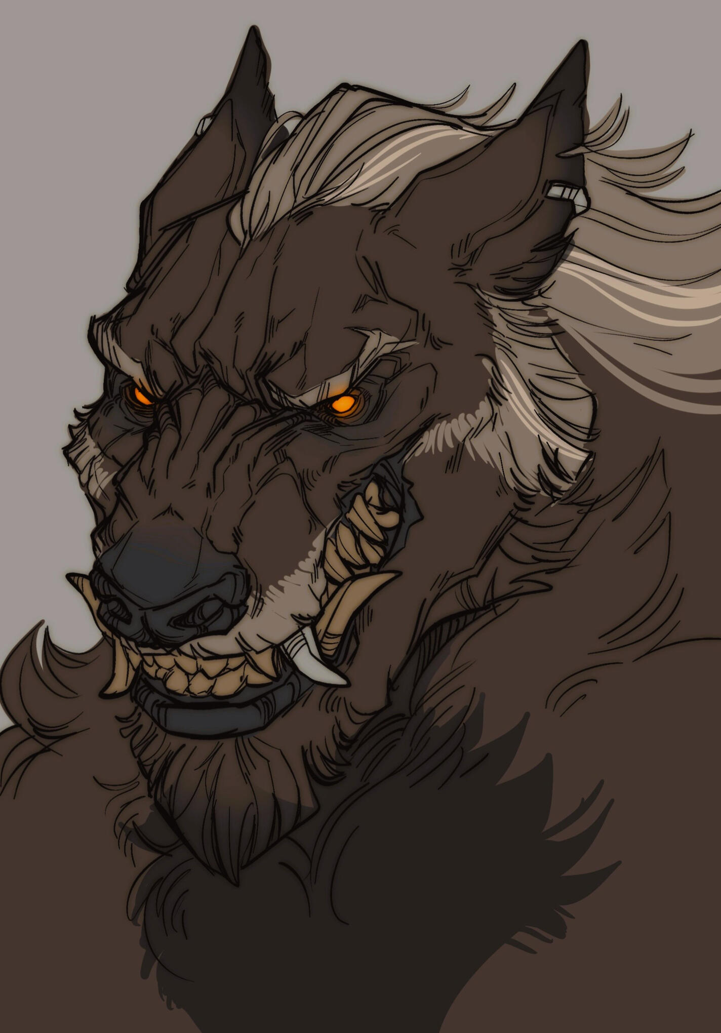 Worgen form - Art by me